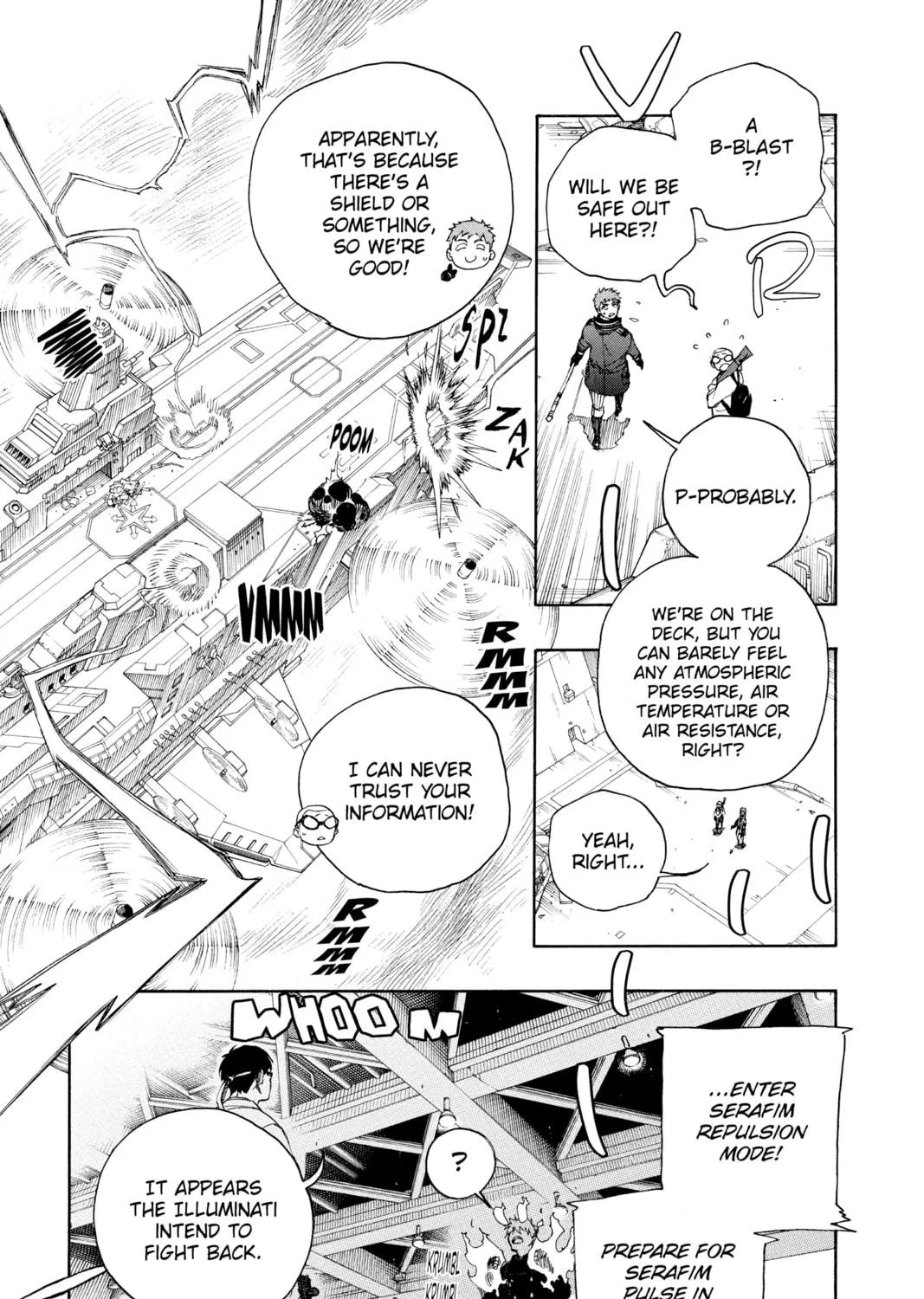 Read Blue Exorcist chapter 122 image 4 on Lezhin