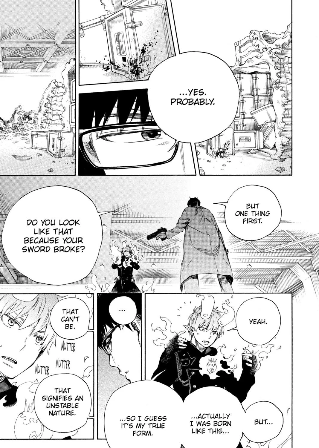 Read Blue Exorcist chapter 122 image 8 on Lezhin
