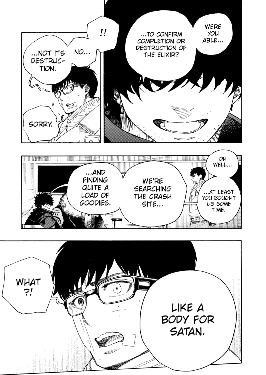 Read Blue Exorcist chapter 128 image 32 on Lezhin