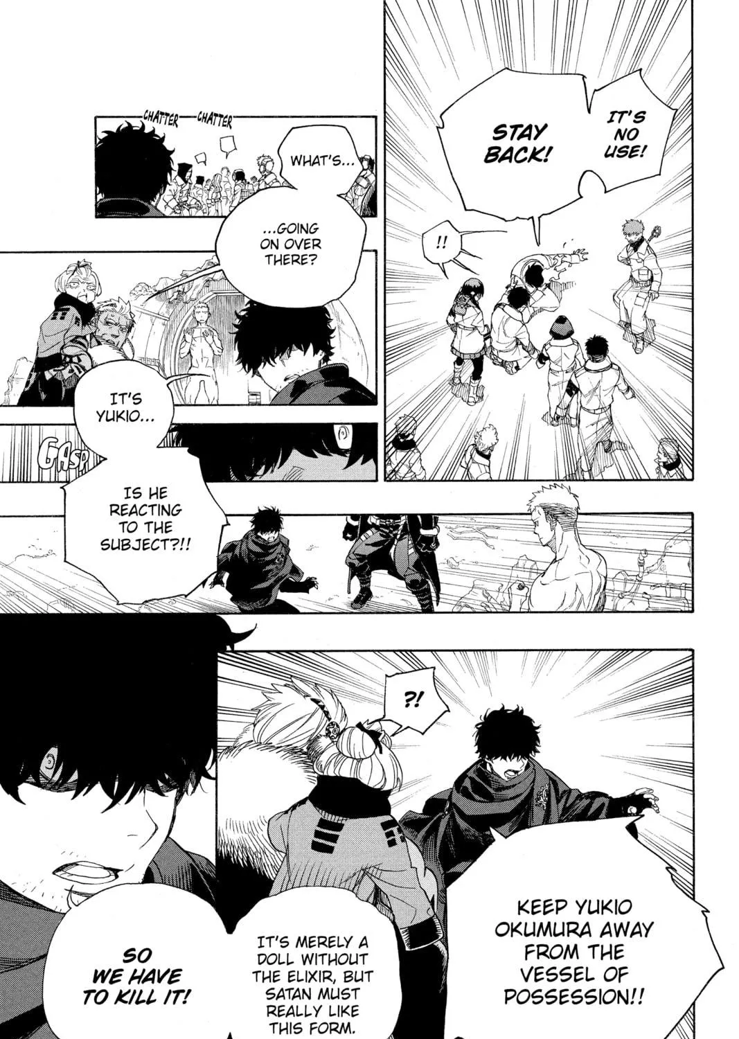 Read Blue Exorcist chapter 129 image 4 on Lezhin