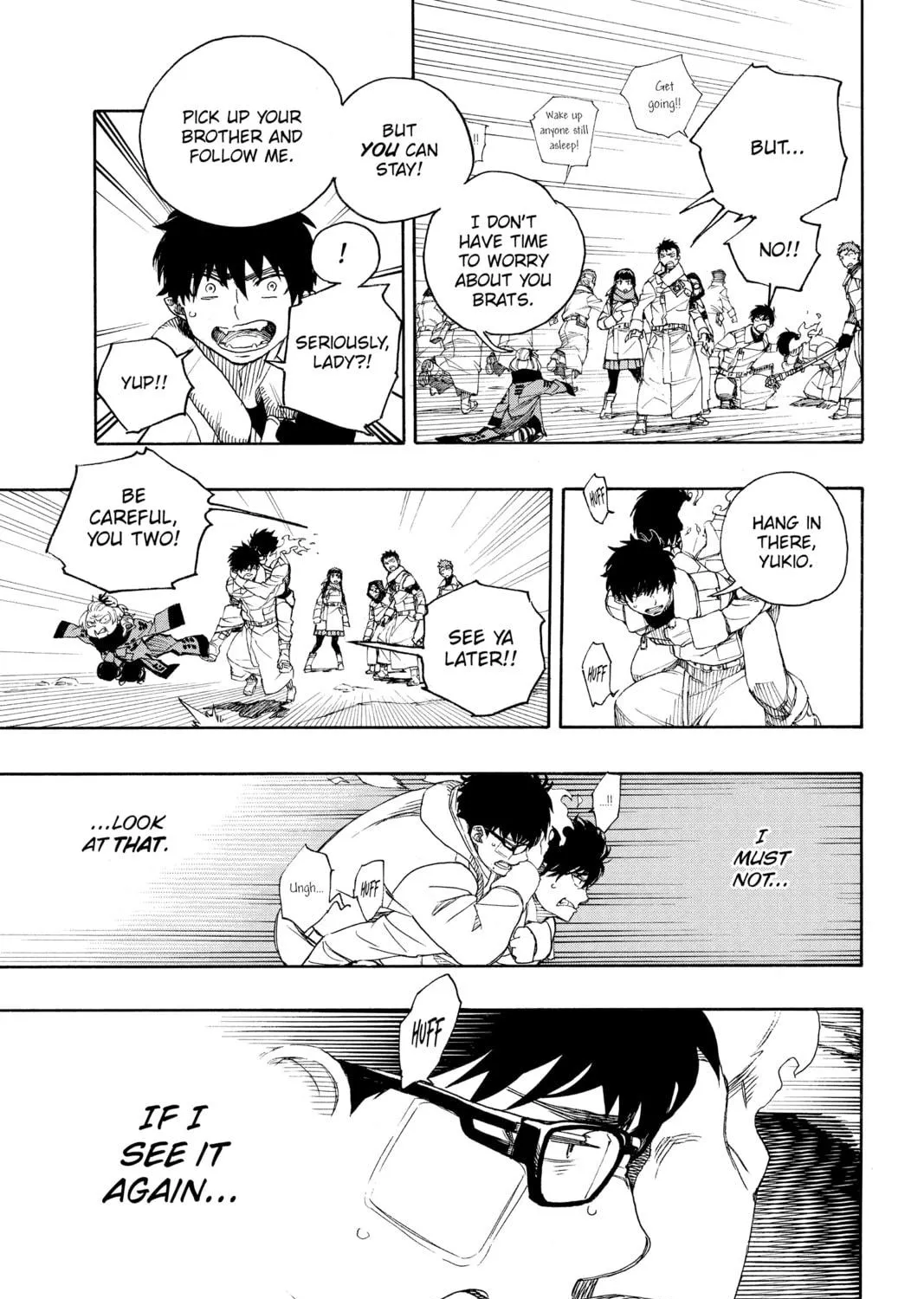 Read Blue Exorcist chapter 129 image 8 on Lezhin