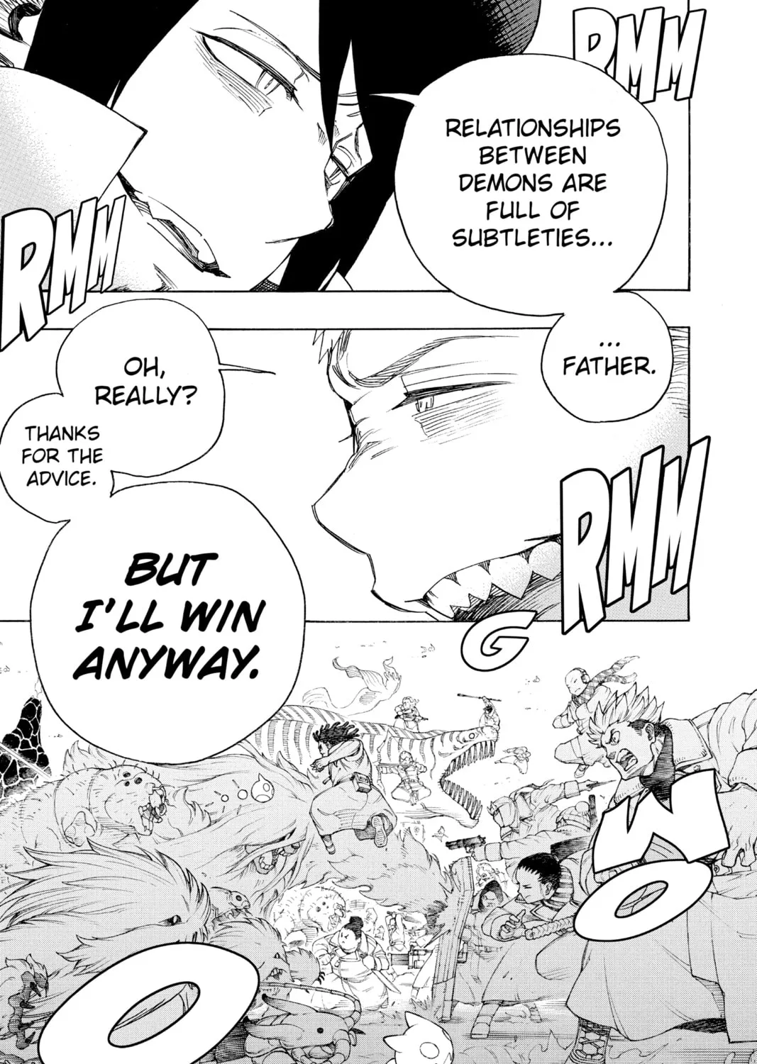 Read Blue Exorcist chapter 132 image 26 on Lezhin