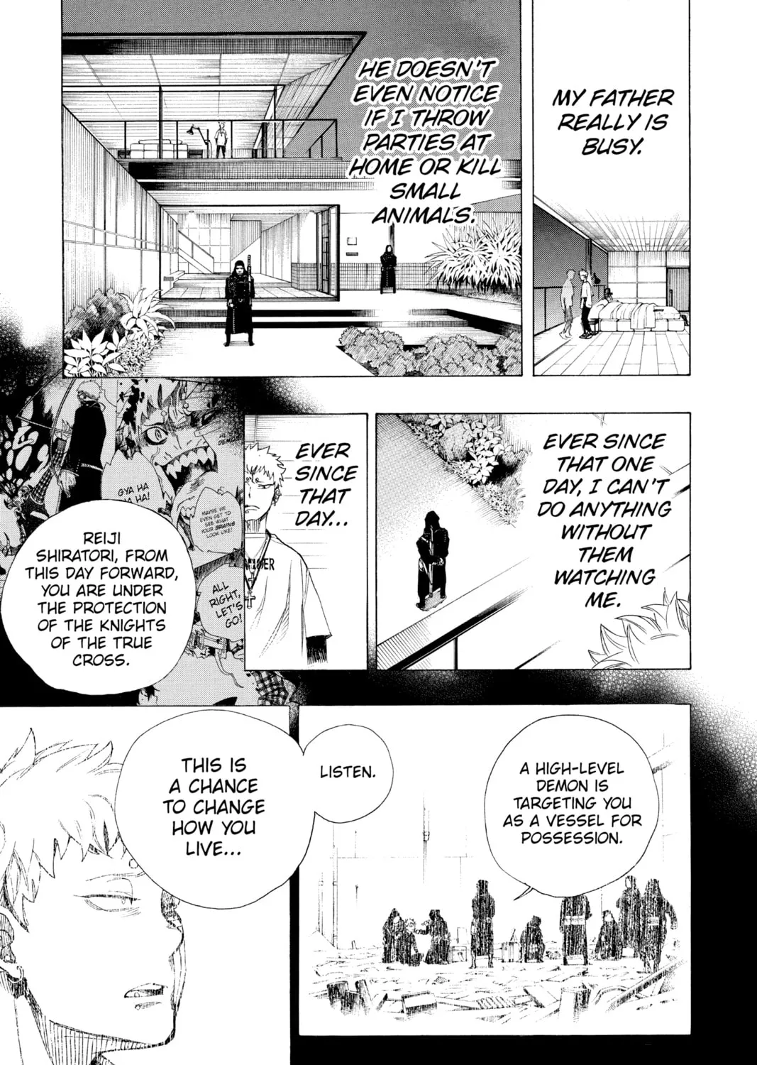 Read Blue Exorcist chapter 134 image 56 on Lezhin