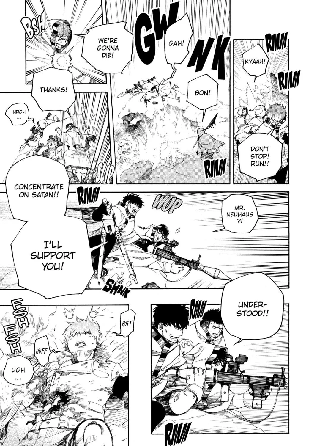 Read Blue Exorcist chapter 136 image 8 on Lezhin