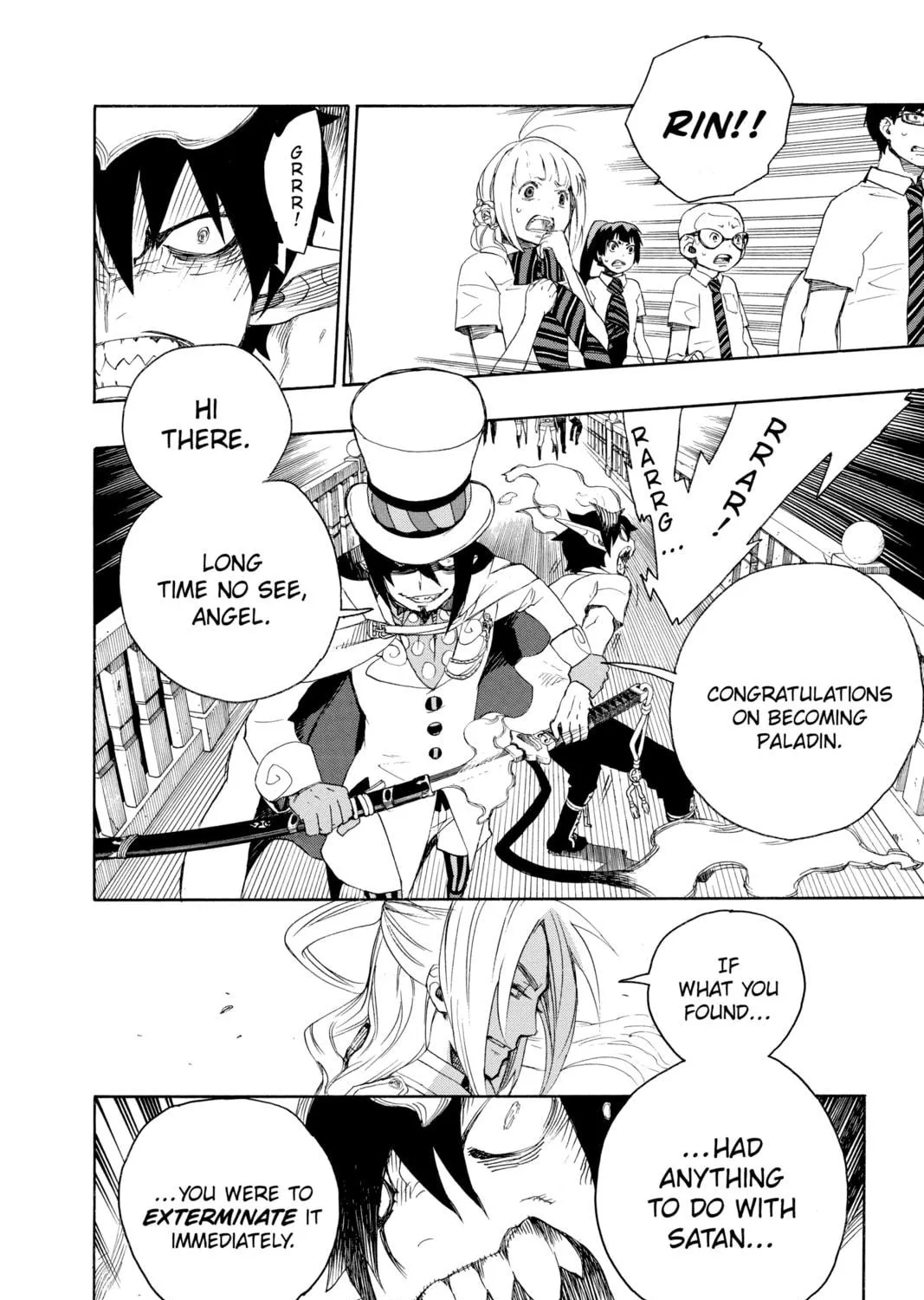 Read Blue Exorcist chapter 14 image 22 on Lezhin