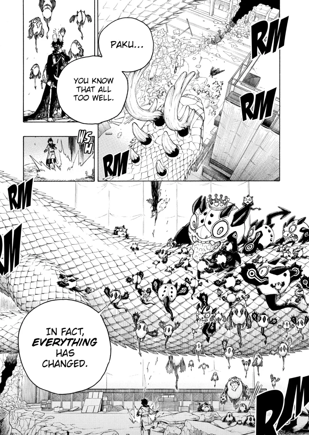 Read Blue Exorcist chapter 140 image 36 on Lezhin