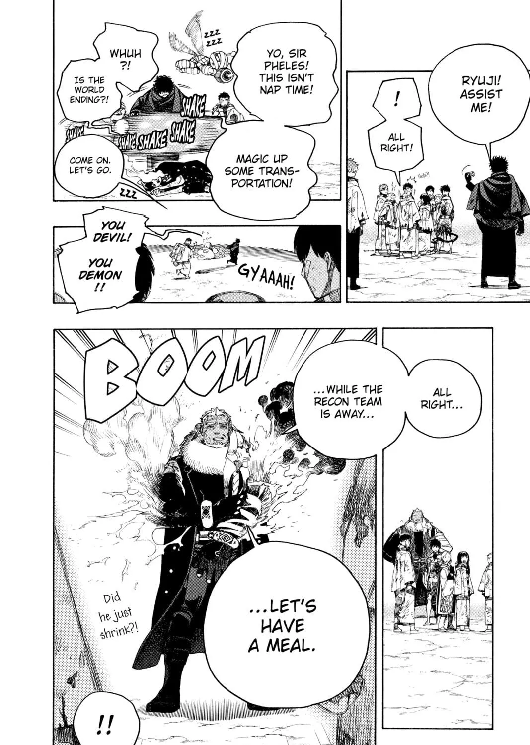 Read Blue Exorcist chapter 143 image 22 on Lezhin