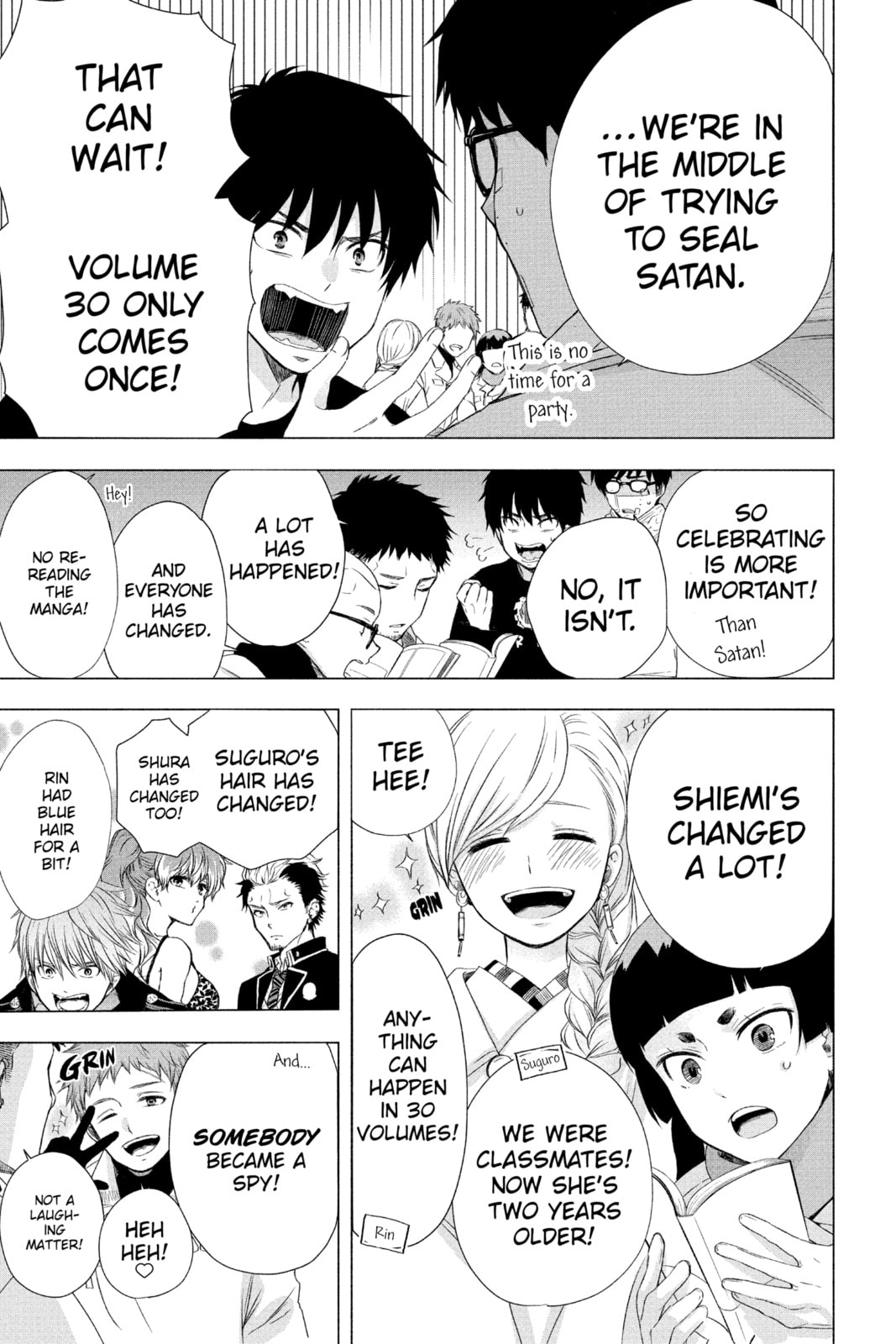 Read Blue Exorcist chapter 145.1 image 1 on Lezhin
