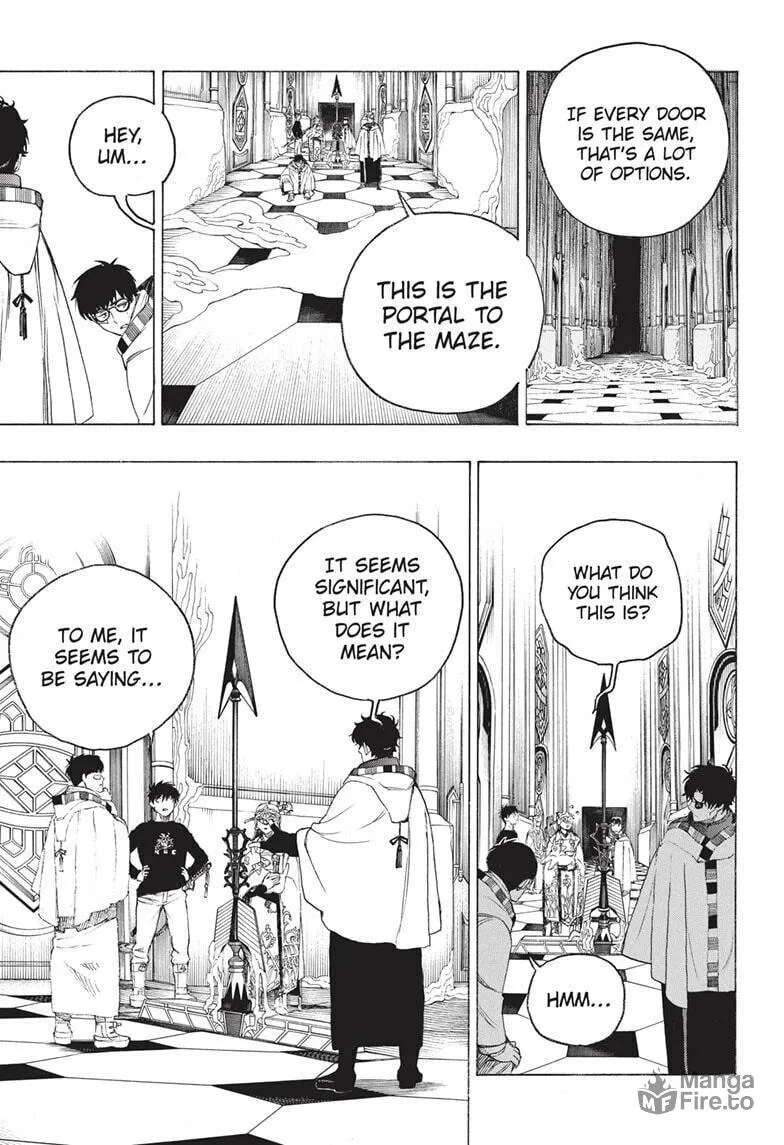 Read Blue Exorcist chapter 150 image 8 on Lezhin