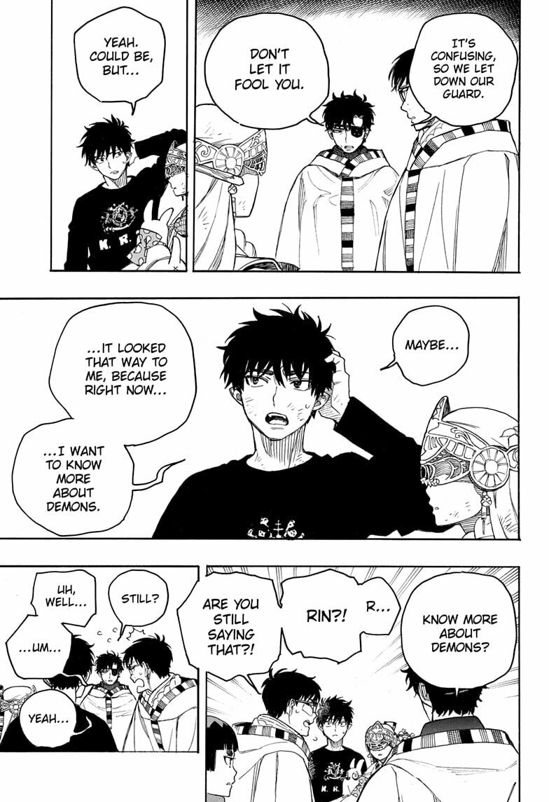 Read Blue Exorcist chapter 164 image 4 on Lezhin