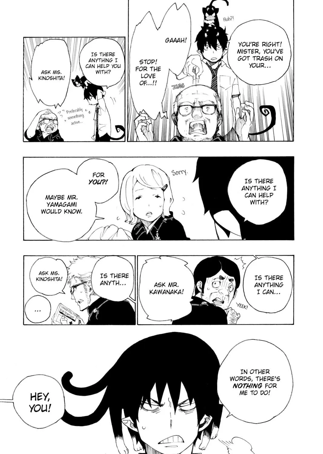 Read Blue Exorcist chapter 18 image 28 on Lezhin