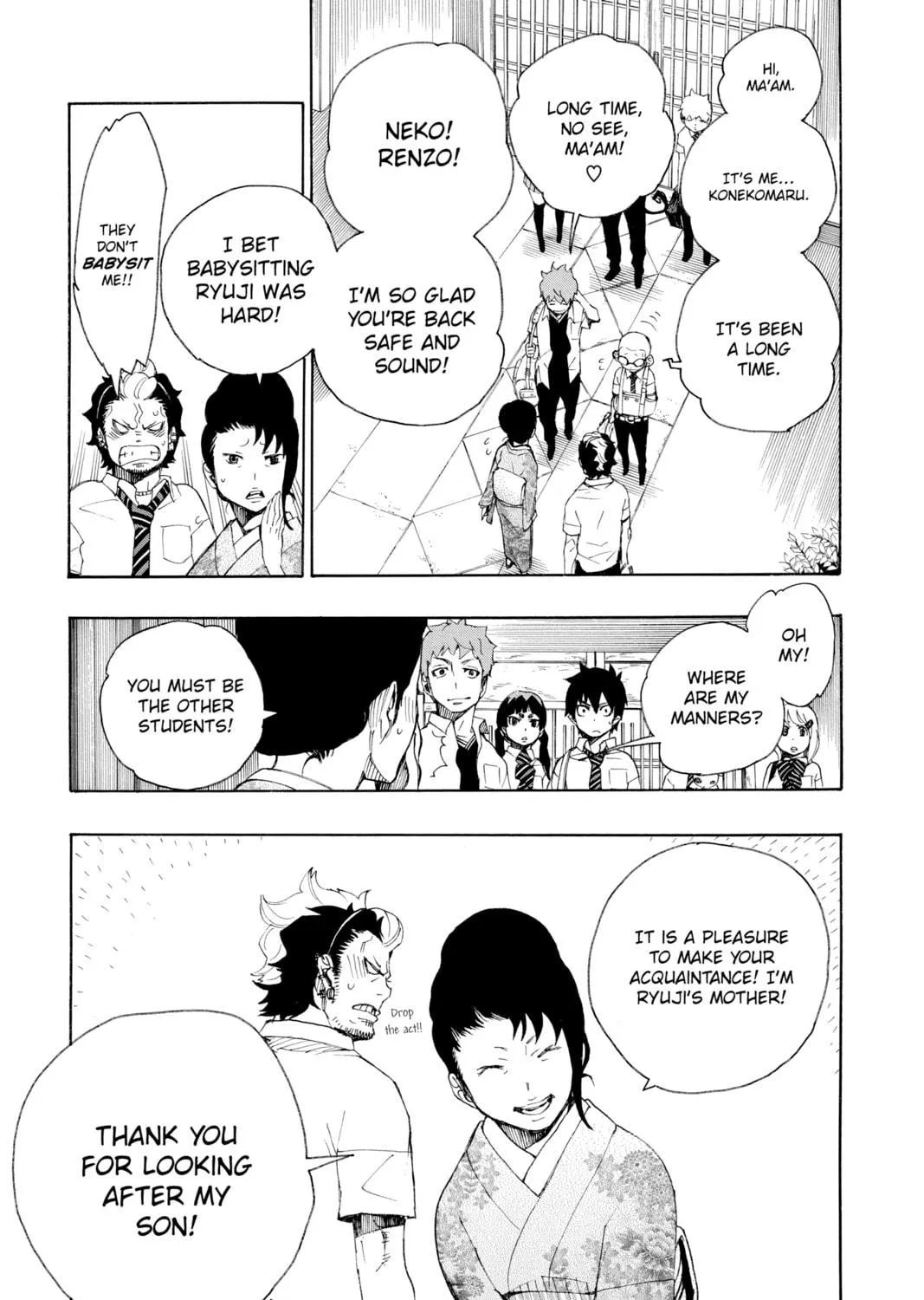 Read Blue Exorcist chapter 18 image 4 on Lezhin