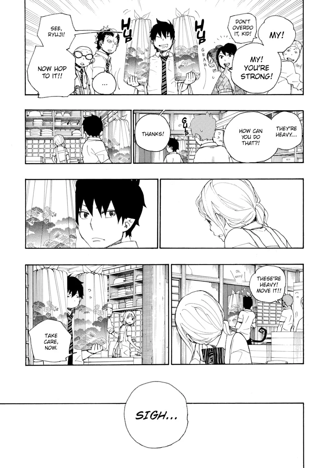 Read Blue Exorcist chapter 19 image 12 on Lezhin