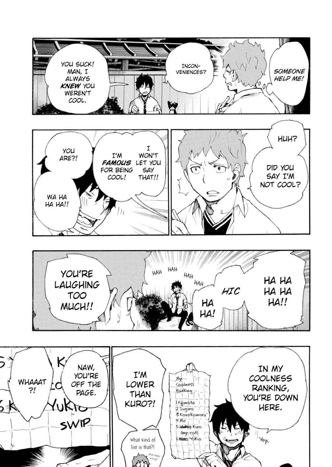 Read Blue Exorcist chapter 19 image 28 on Lezhin