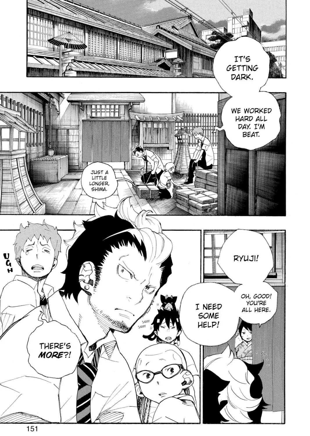Read Blue Exorcist chapter 19 image 8 on Lezhin