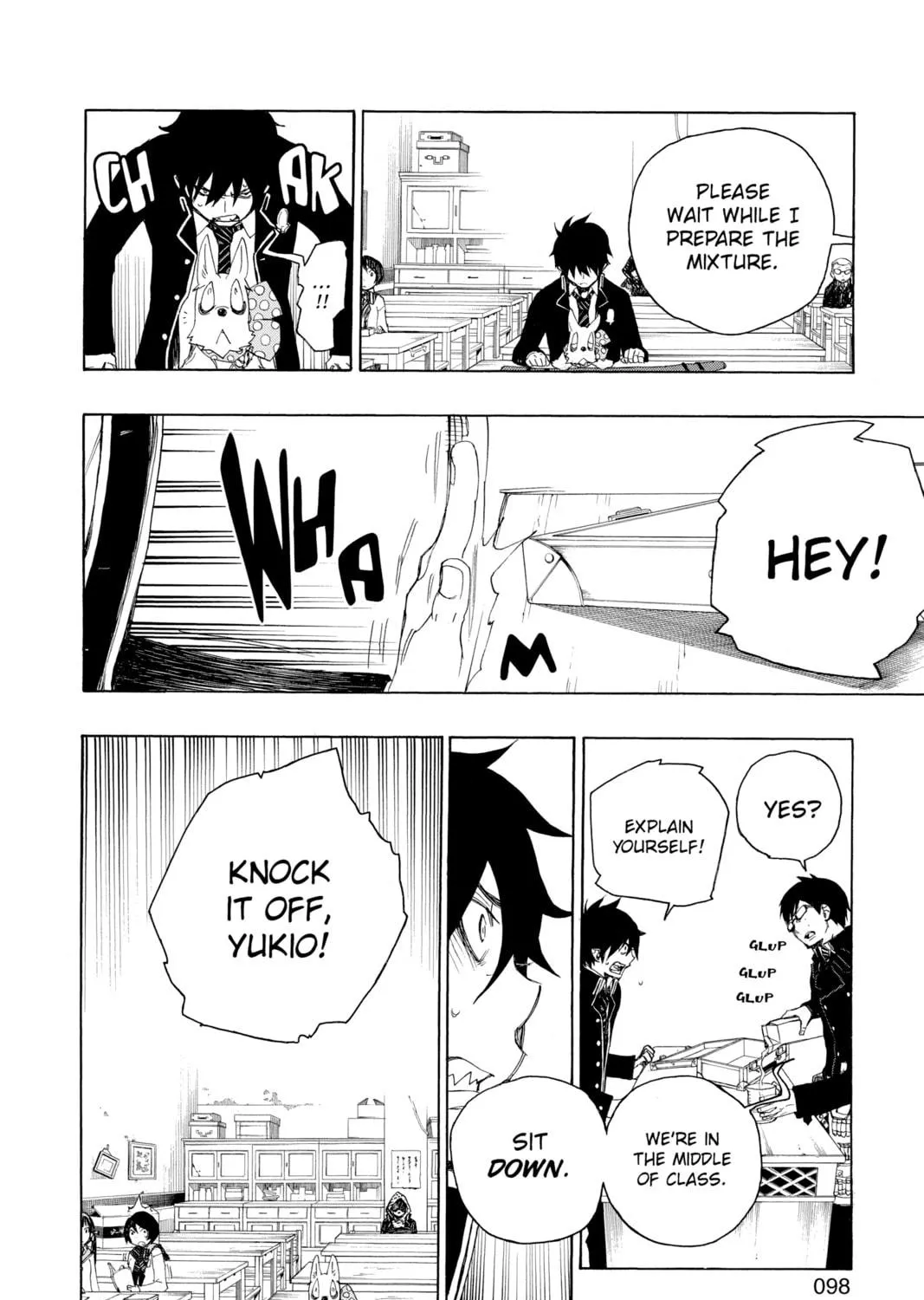Read Blue Exorcist chapter 2 image 48 on Lezhin