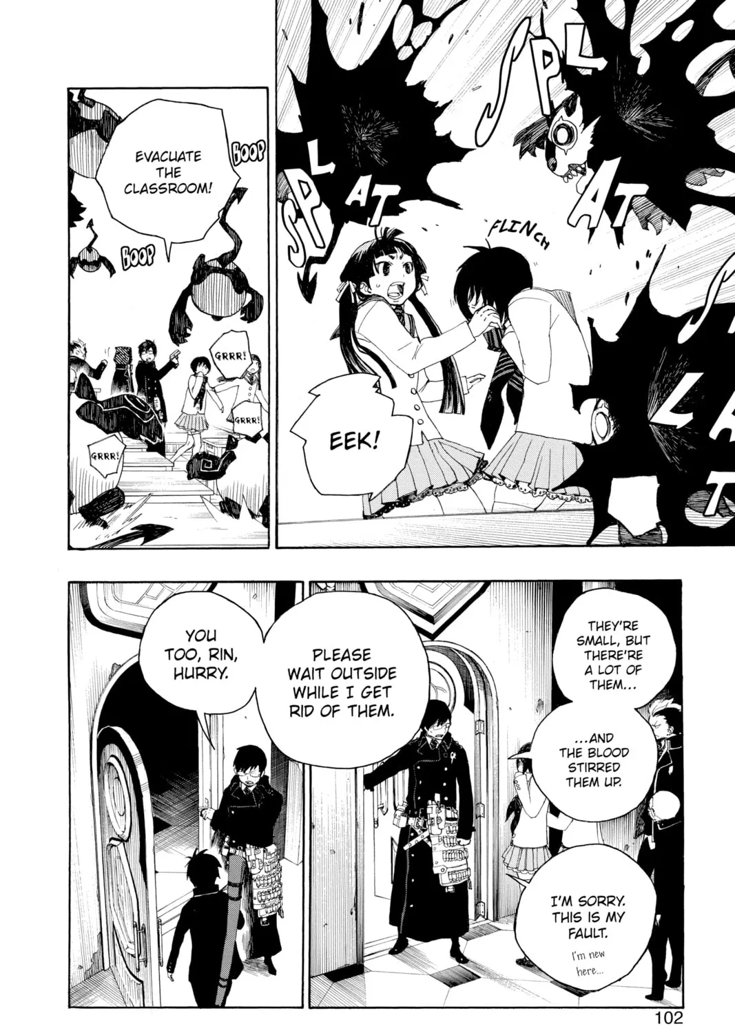 Read Blue Exorcist chapter 2 image 56 on Lezhin