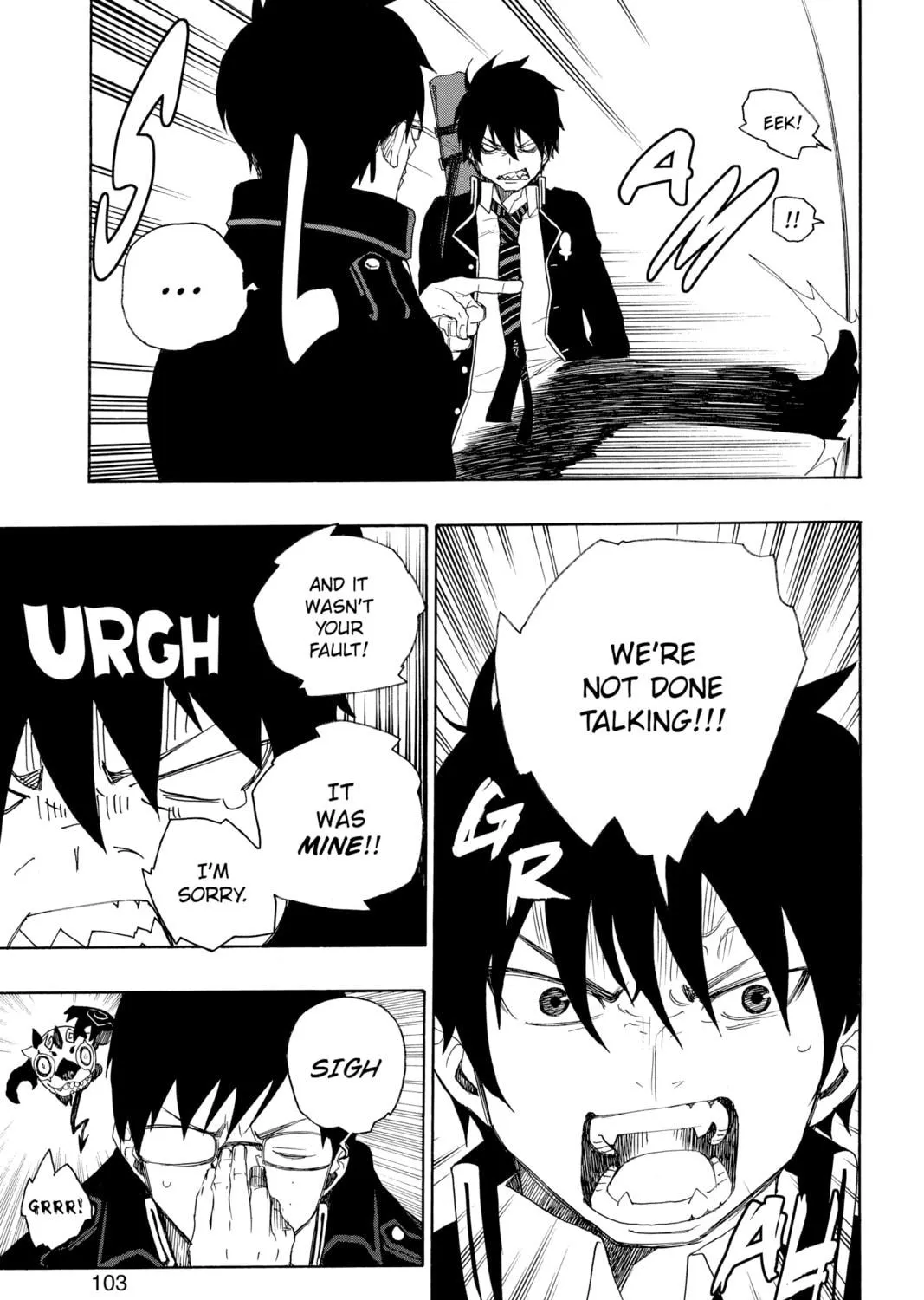 Read Blue Exorcist chapter 2 image 58 on Lezhin