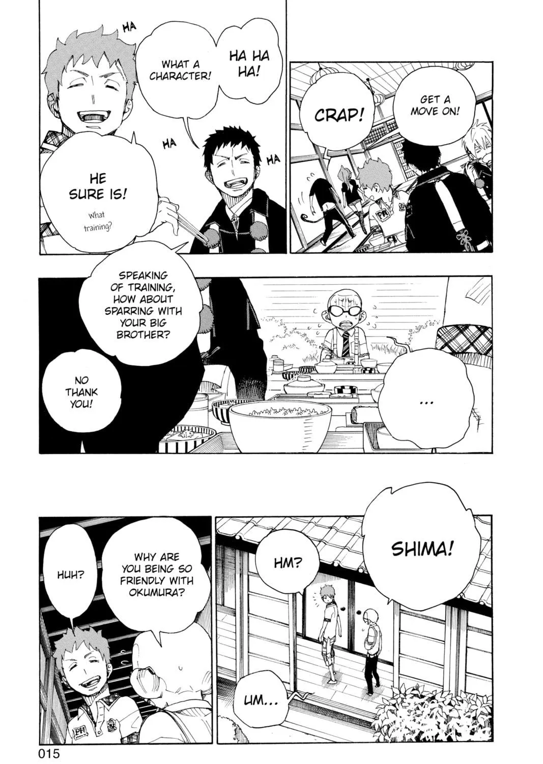 Read Blue Exorcist chapter 20 image 16 on Lezhin