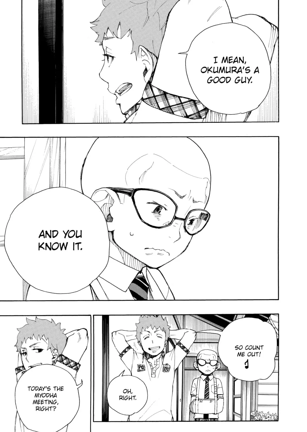 Read Blue Exorcist chapter 20 image 20 on Lezhin