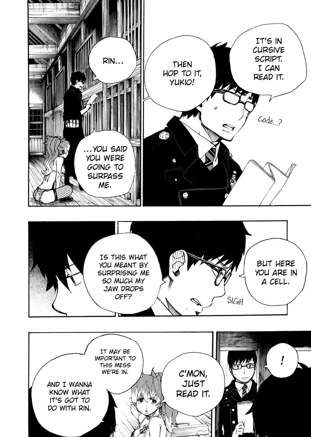 Read Blue Exorcist chapter 23 image 26 on Lezhin