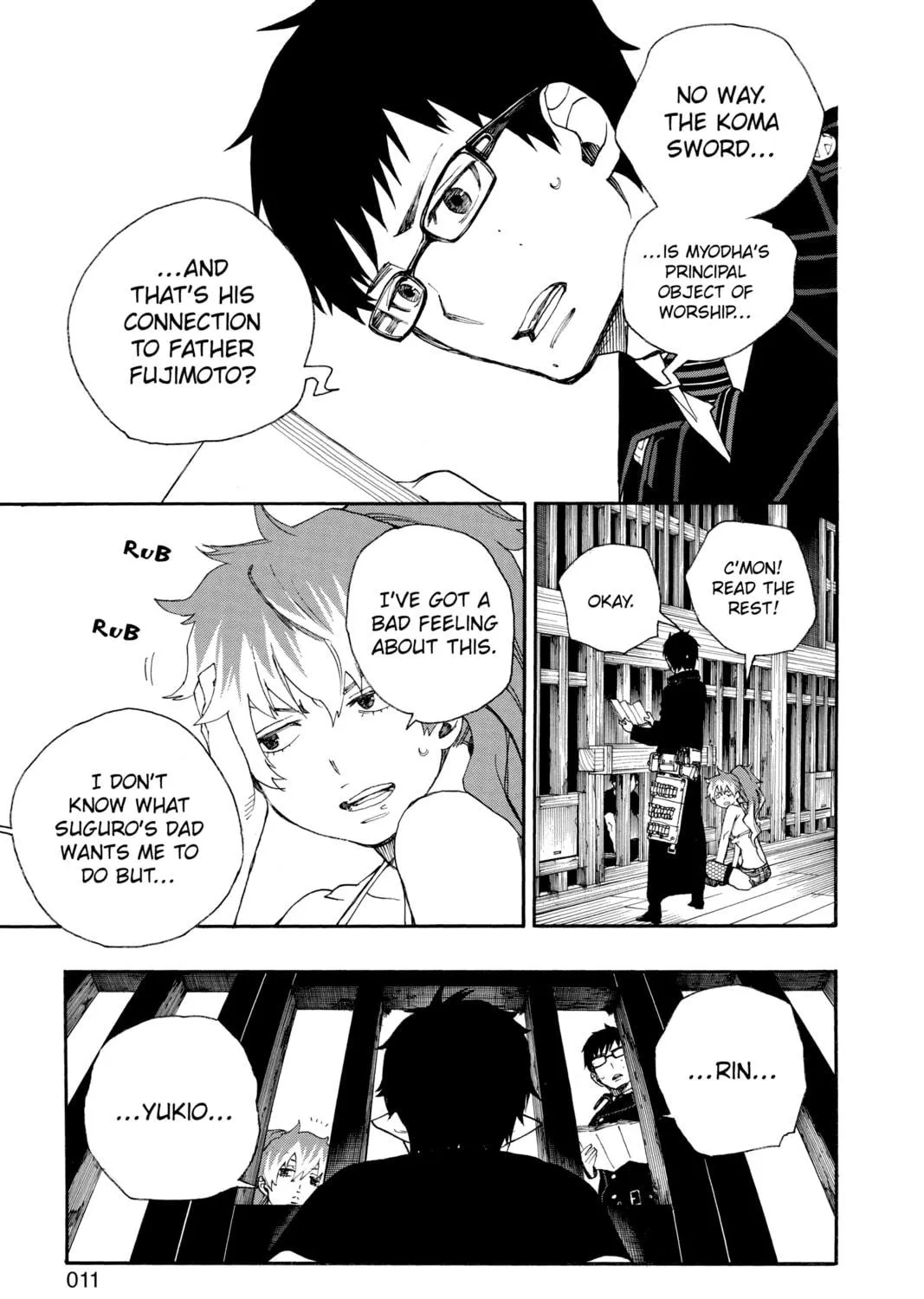 Read Blue Exorcist chapter 24 image 4 on Lezhin