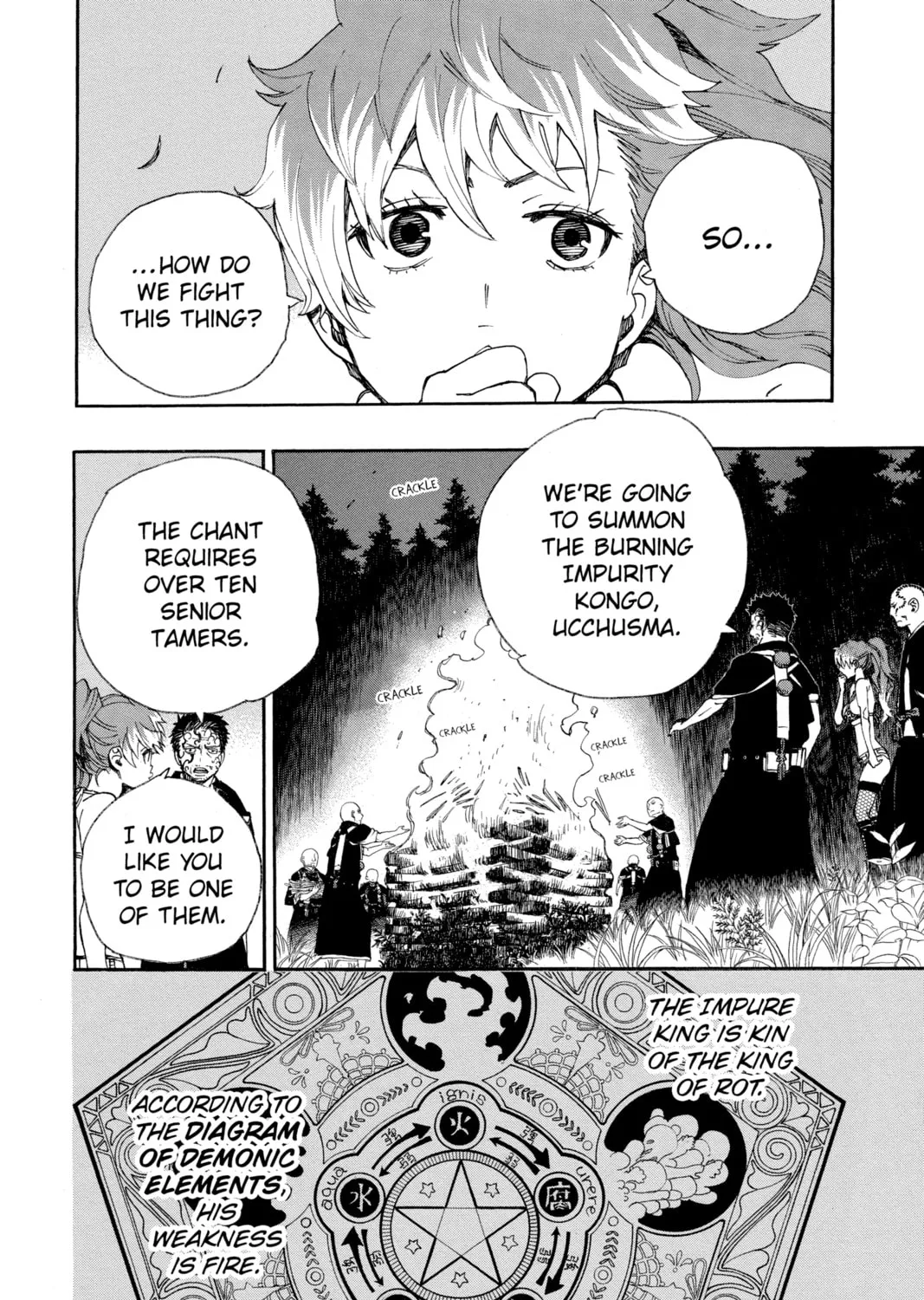 Read Blue Exorcist chapter 27 image 12 on Lezhin