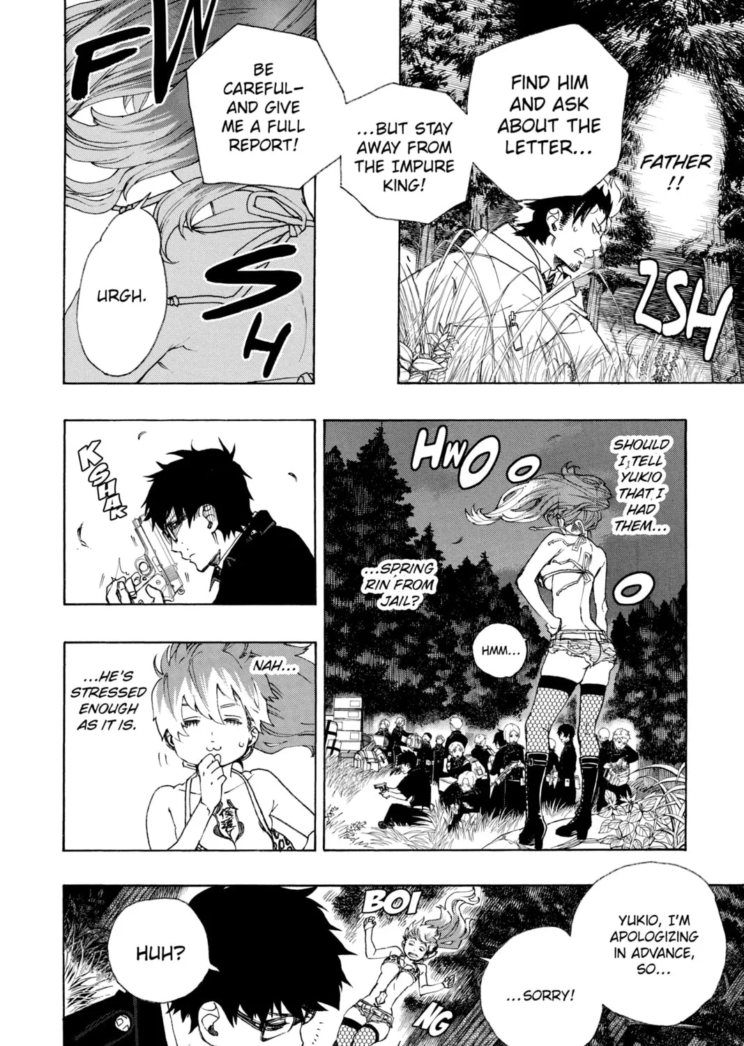 Read Blue Exorcist chapter 27 image 6 on Lezhin