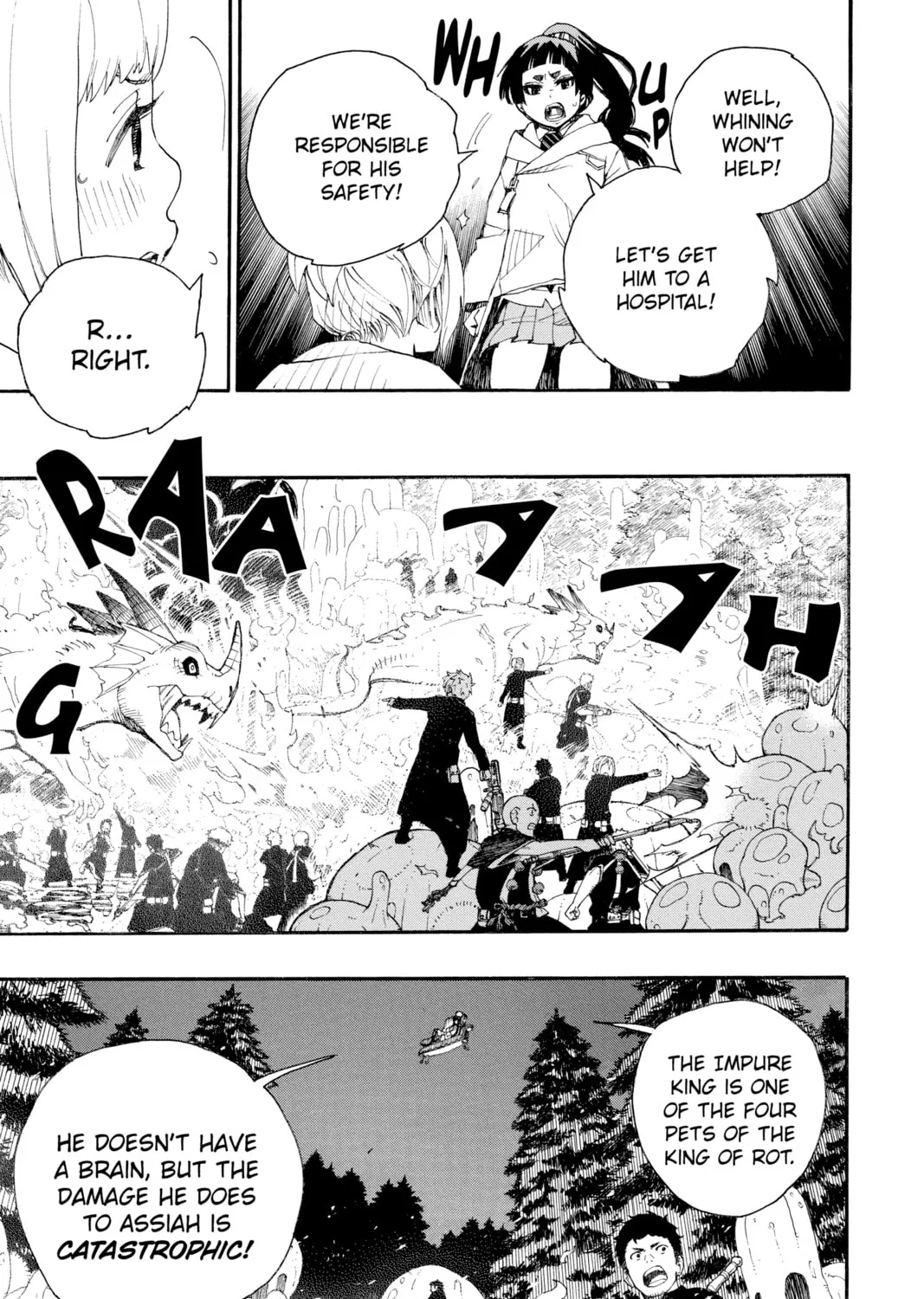 Read Blue Exorcist chapter 28 image 20 on Lezhin