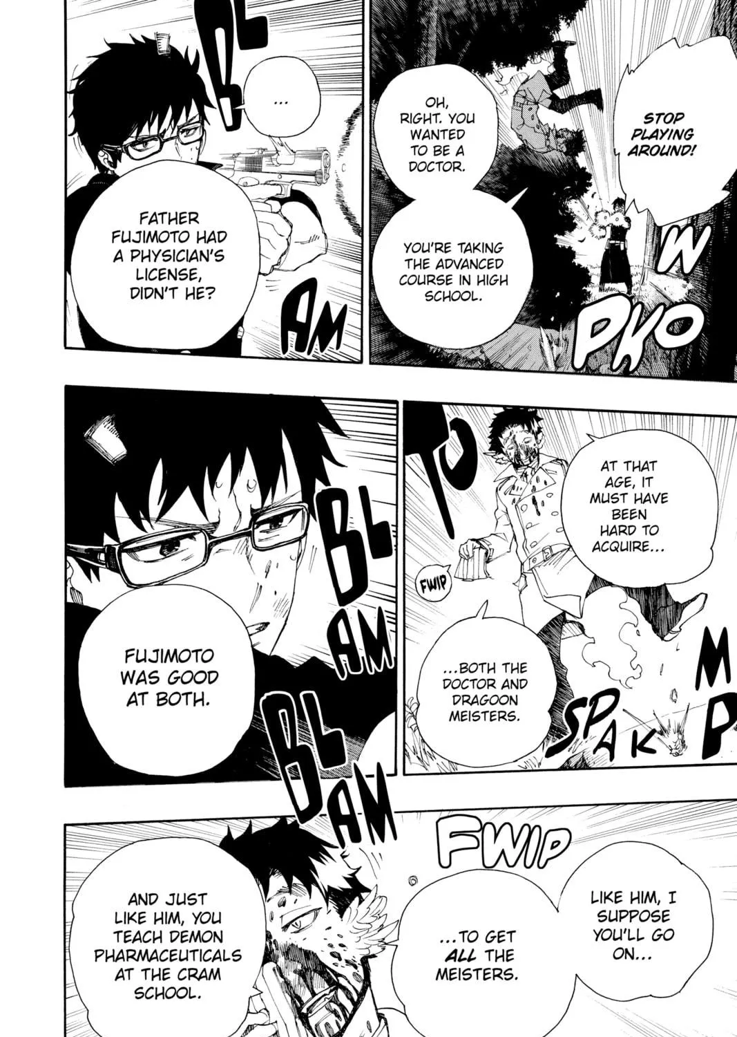 Read Blue Exorcist chapter 28 image 34 on Lezhin