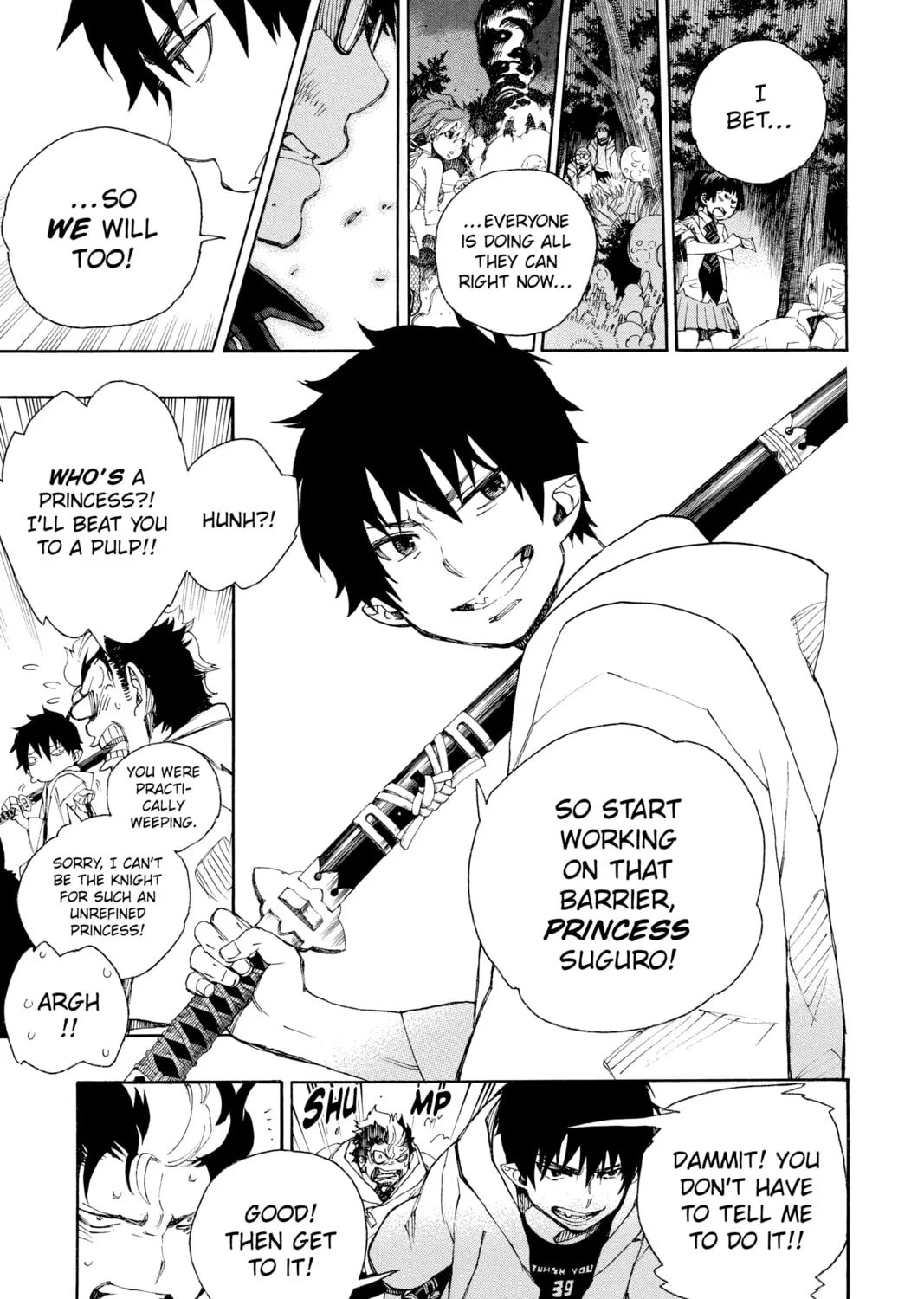 Read Blue Exorcist chapter 29 image 12 on Lezhin