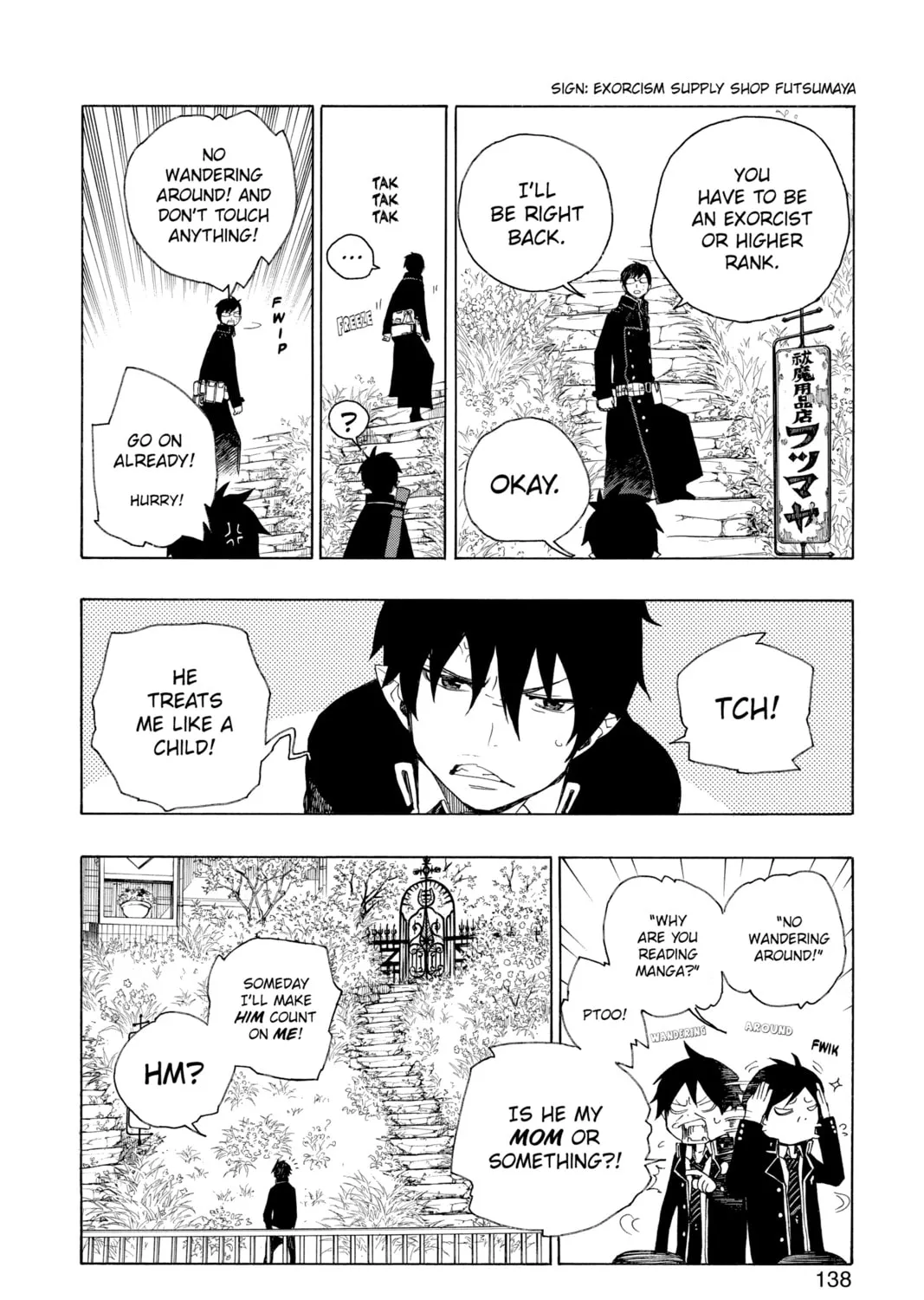 Read Blue Exorcist chapter 3 image 14 on Lezhin