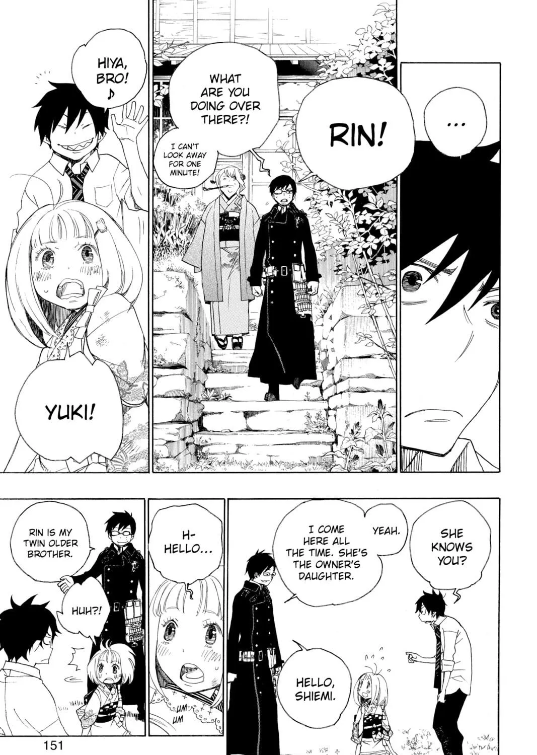 Read Blue Exorcist chapter 3 image 40 on Lezhin