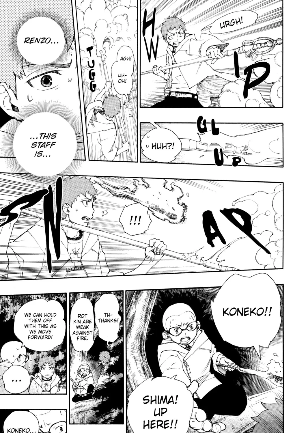 Read Blue Exorcist chapter 30 image 12 on Lezhin