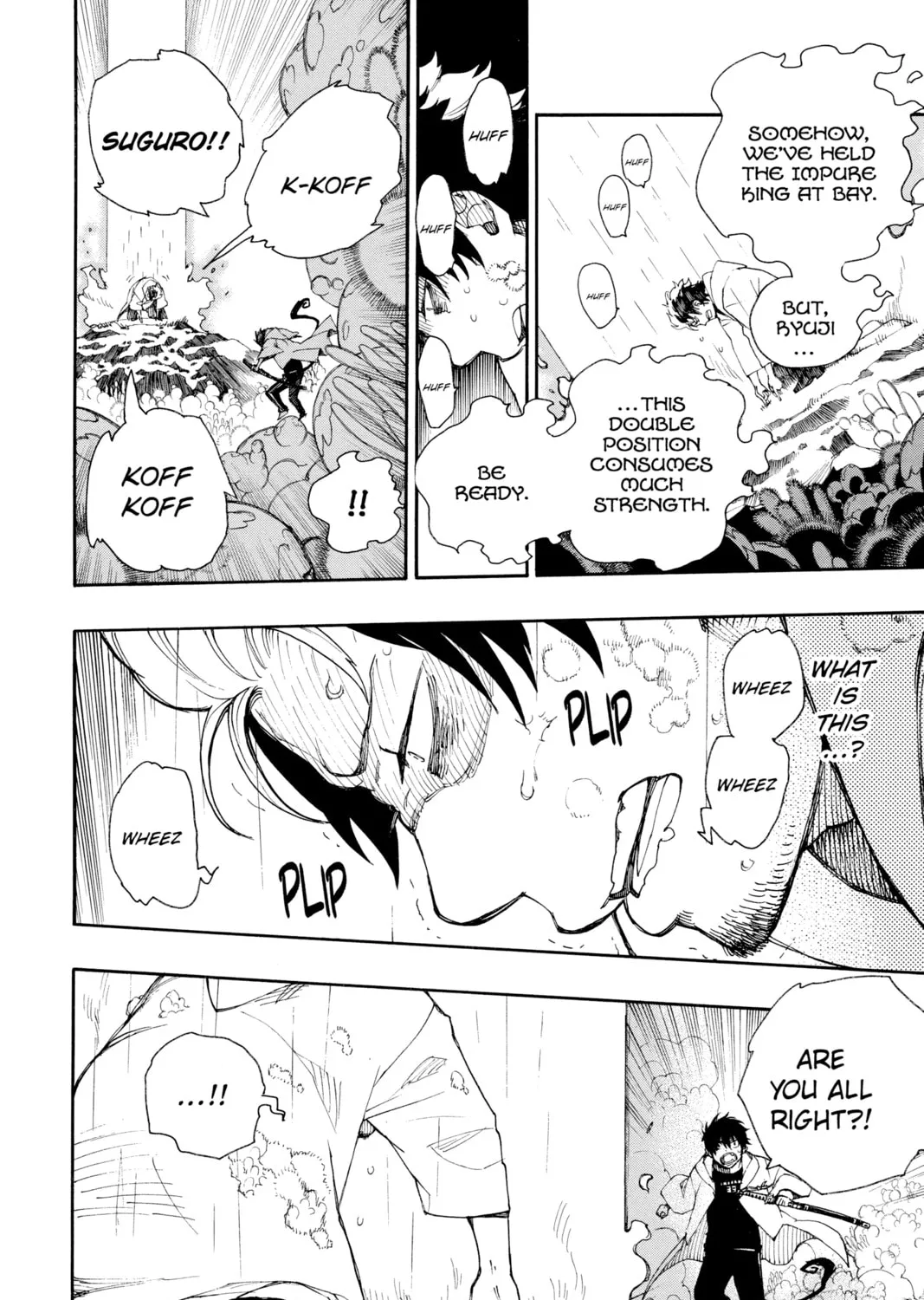 Read Blue Exorcist chapter 32 image 2 on Lezhin
