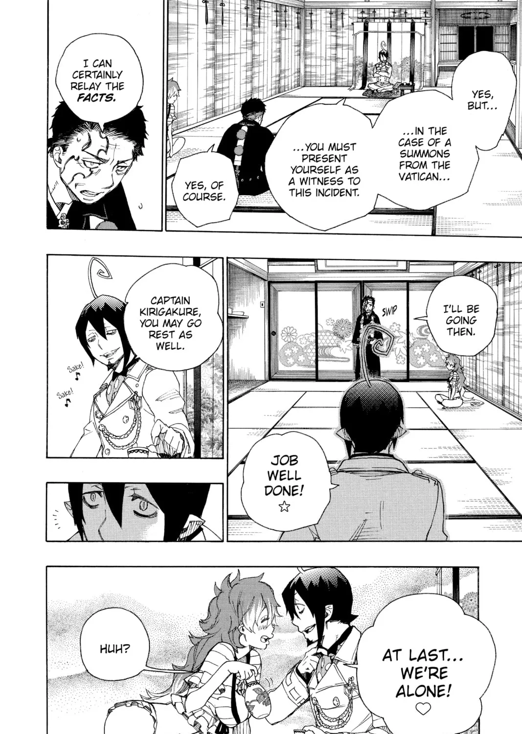 Read Blue Exorcist chapter 34 image 26 on Lezhin