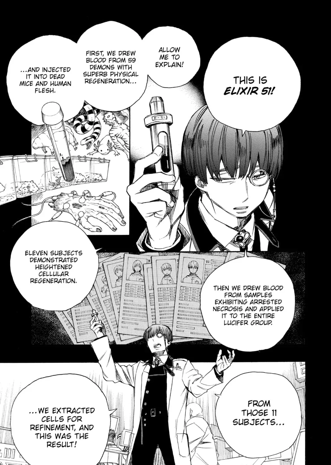 Read Blue Exorcist chapter 35.1 image 8 on Lezhin