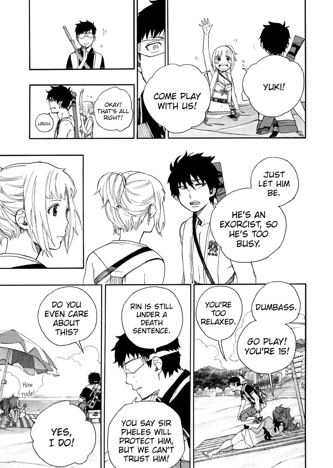Read Blue Exorcist chapter 35 image 36 on Lezhin