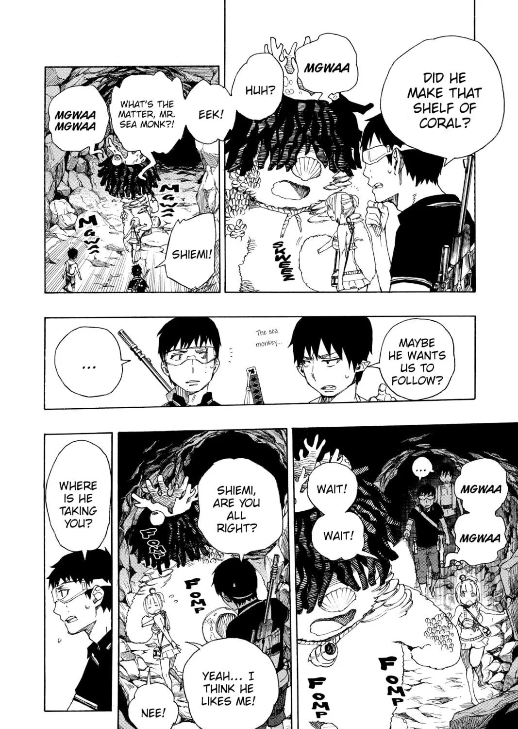 Read Blue Exorcist chapter 36 image 22 on Lezhin