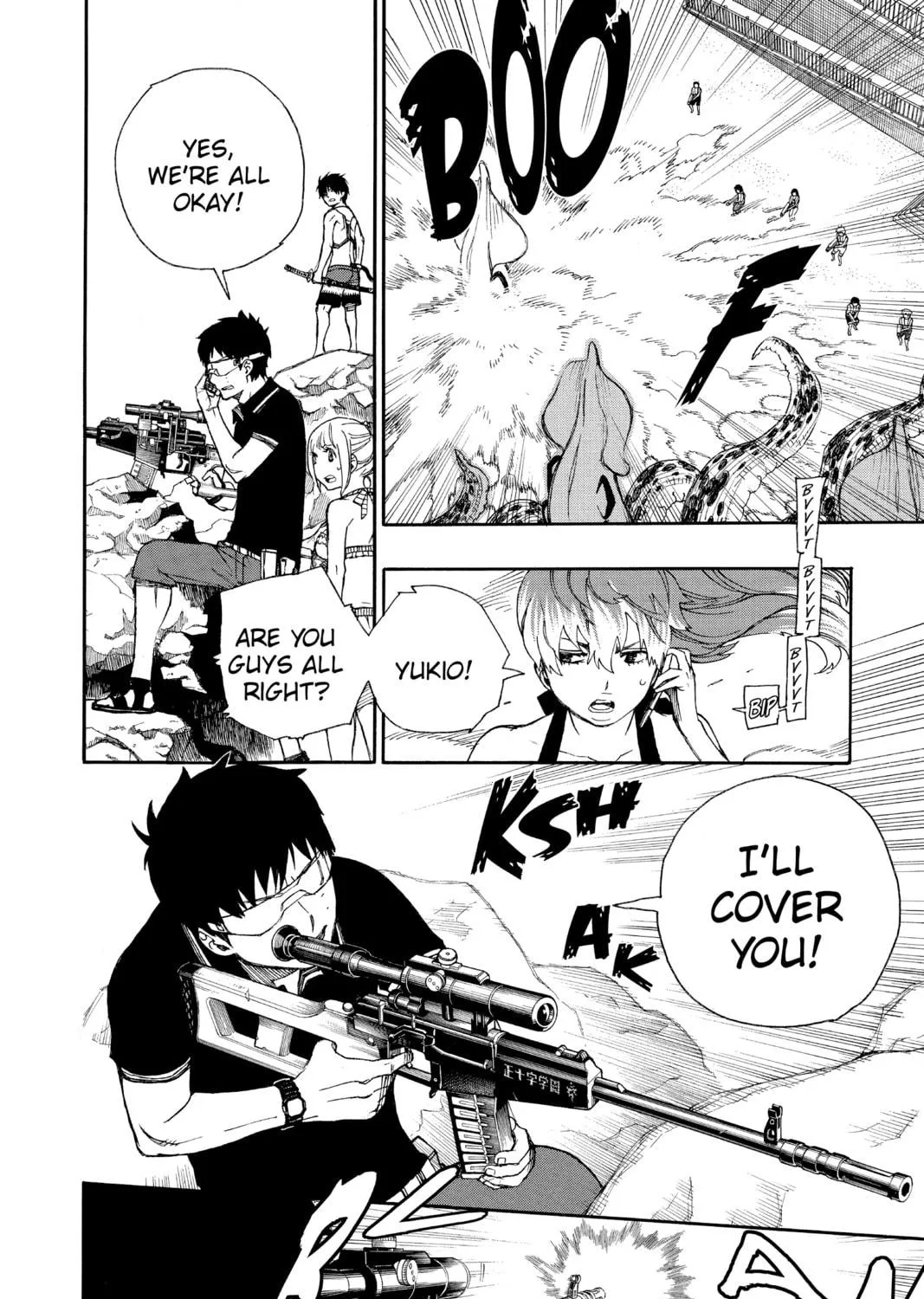 Read Blue Exorcist chapter 37 image 28 on Lezhin