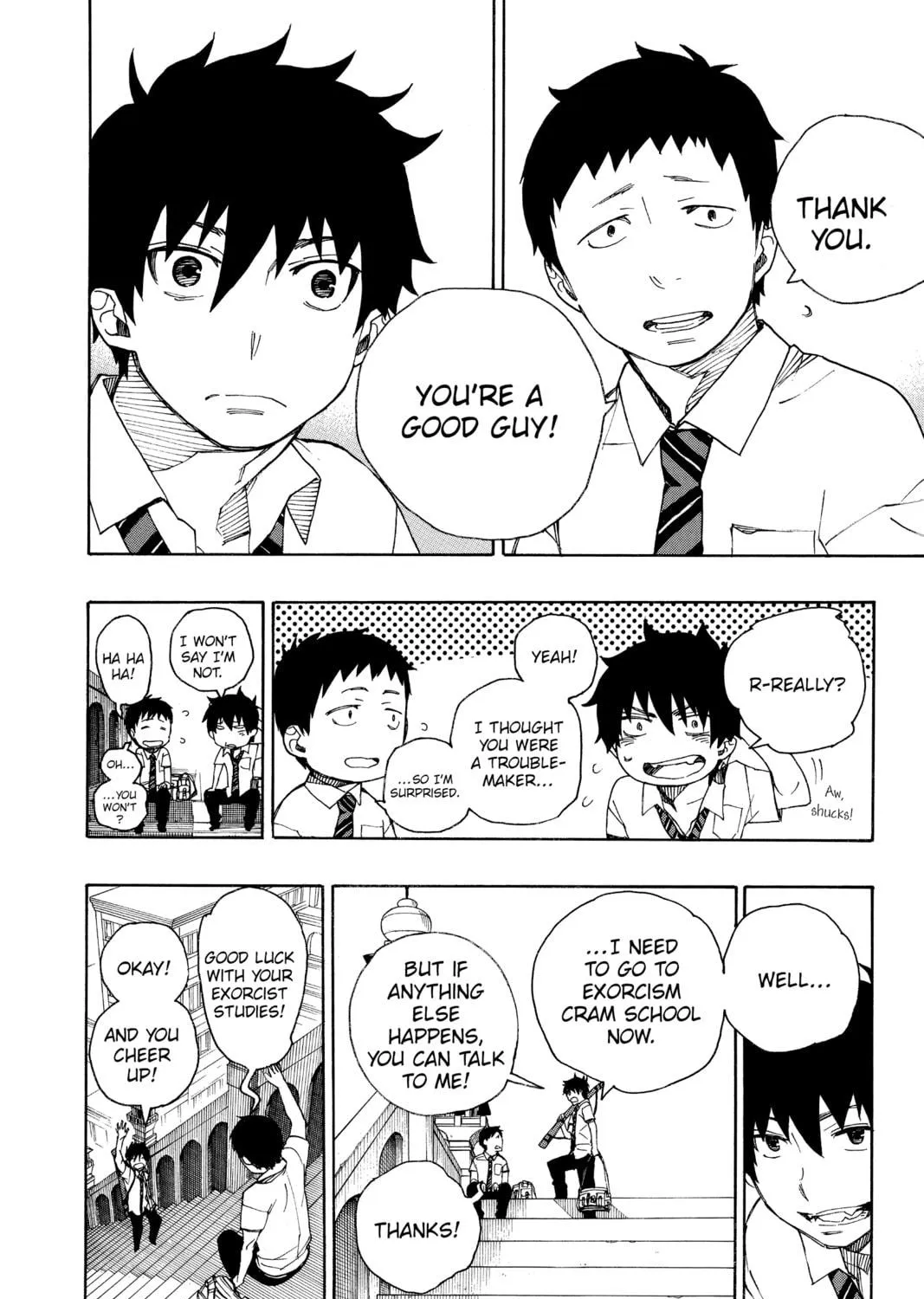 Read Blue Exorcist chapter 38 image 22 on Lezhin