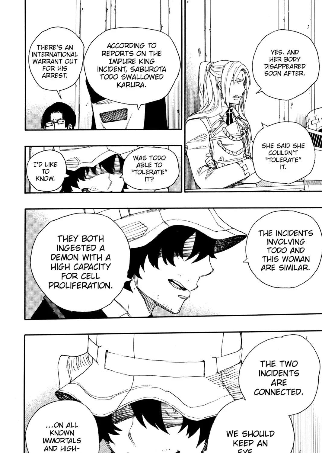 Read Blue Exorcist chapter 38 image 54 on Lezhin