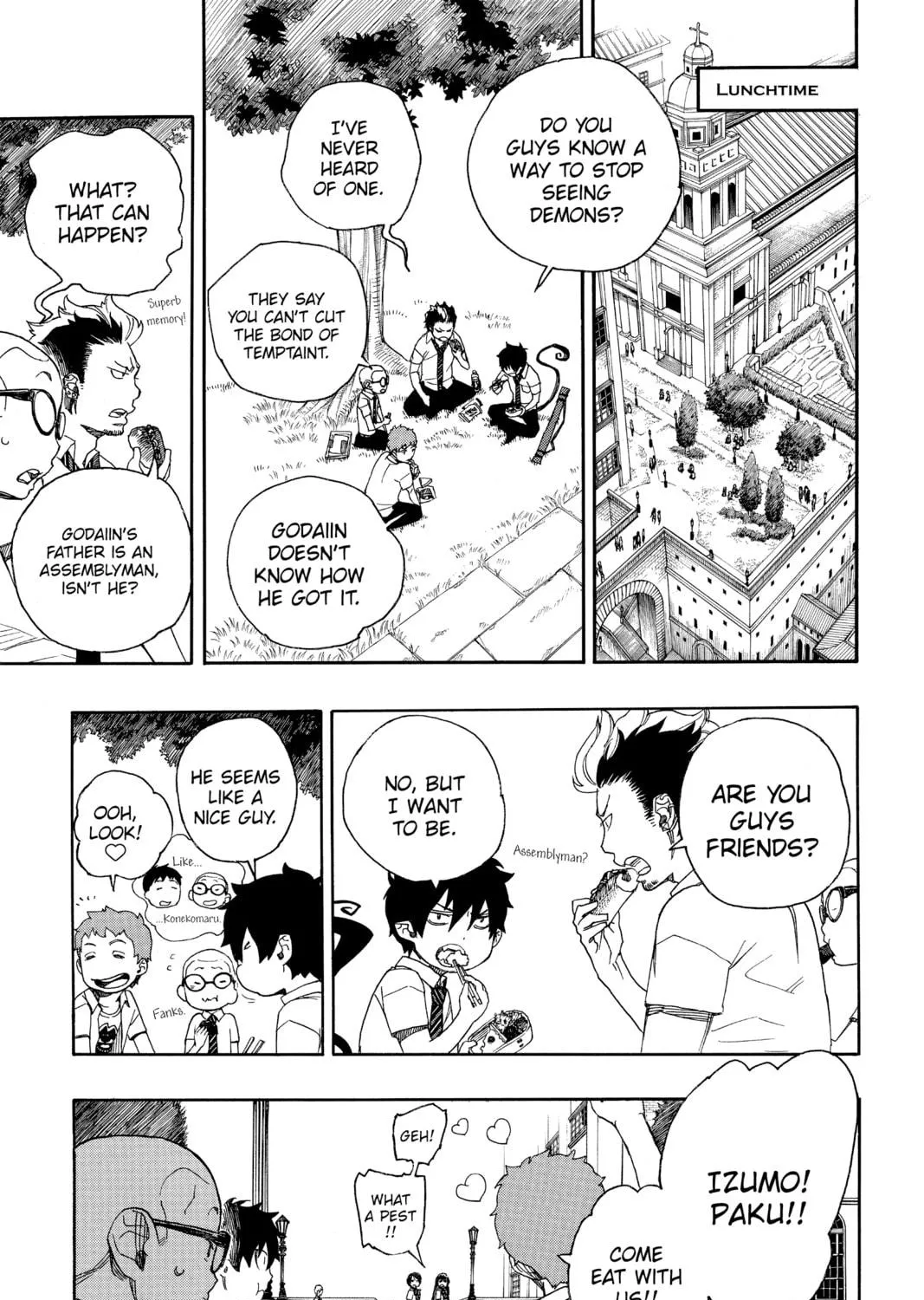 Read Blue Exorcist chapter 39 image 16 on Lezhin
