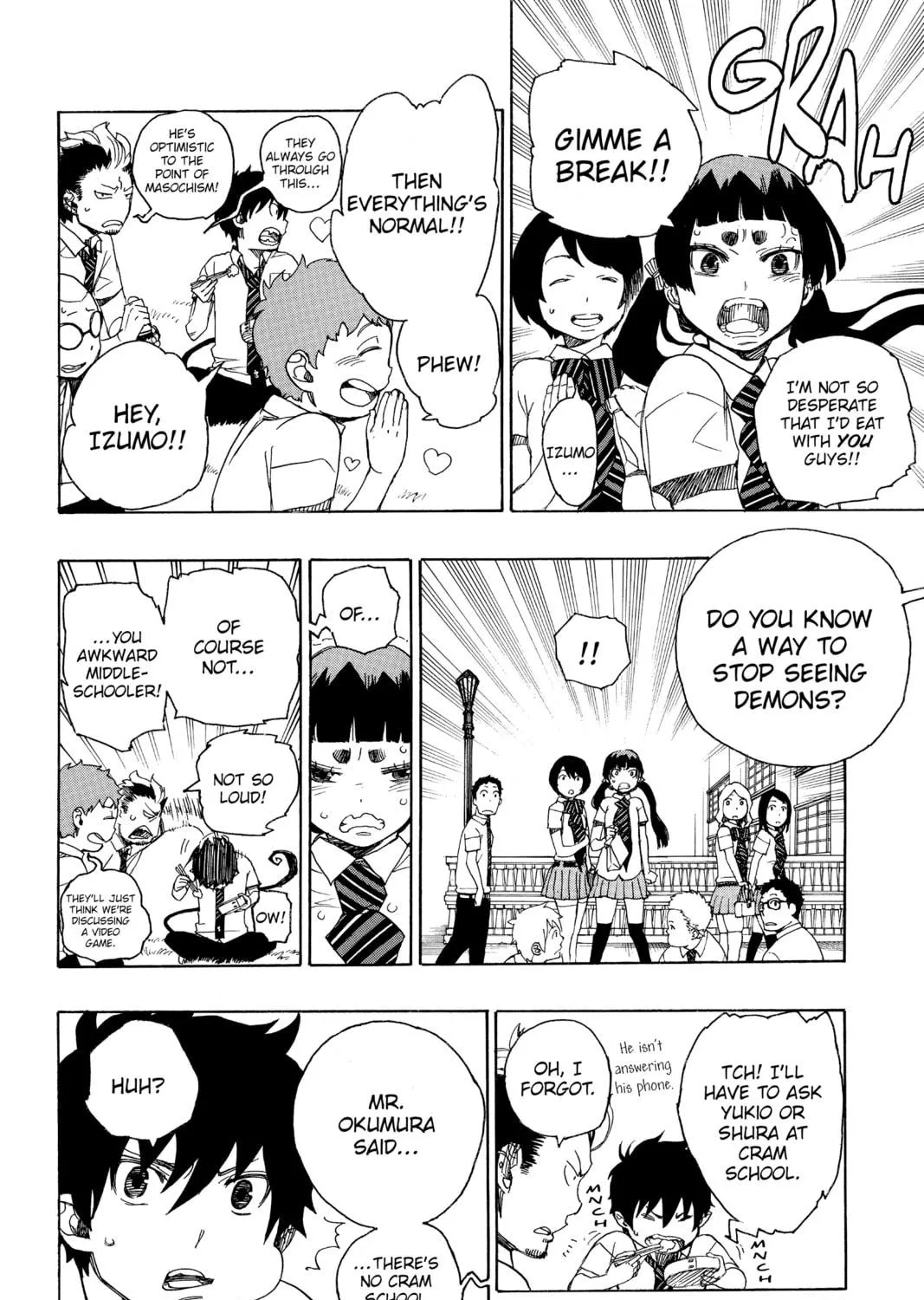 Read Blue Exorcist chapter 39 image 18 on Lezhin