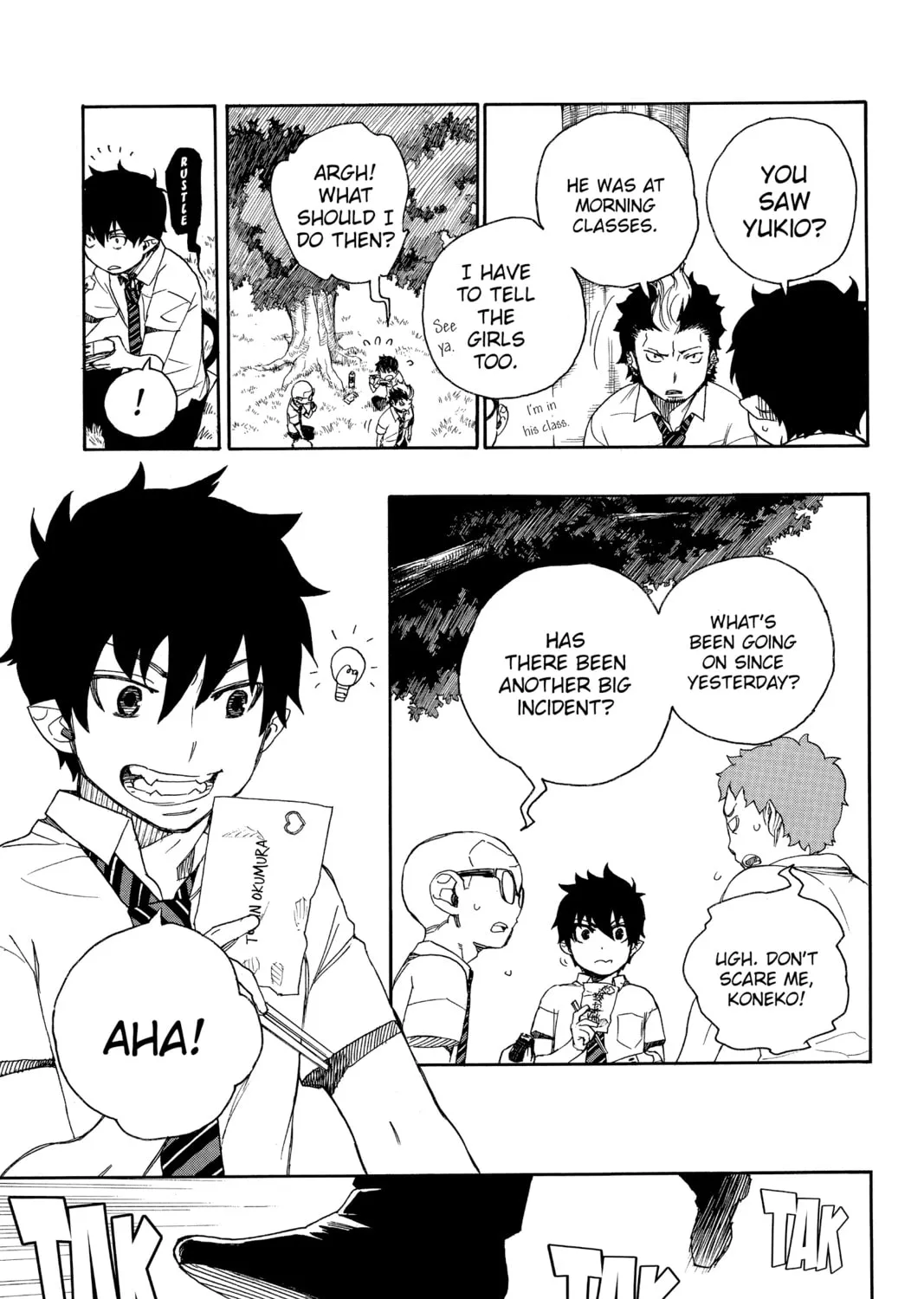 Read Blue Exorcist chapter 39 image 20 on Lezhin