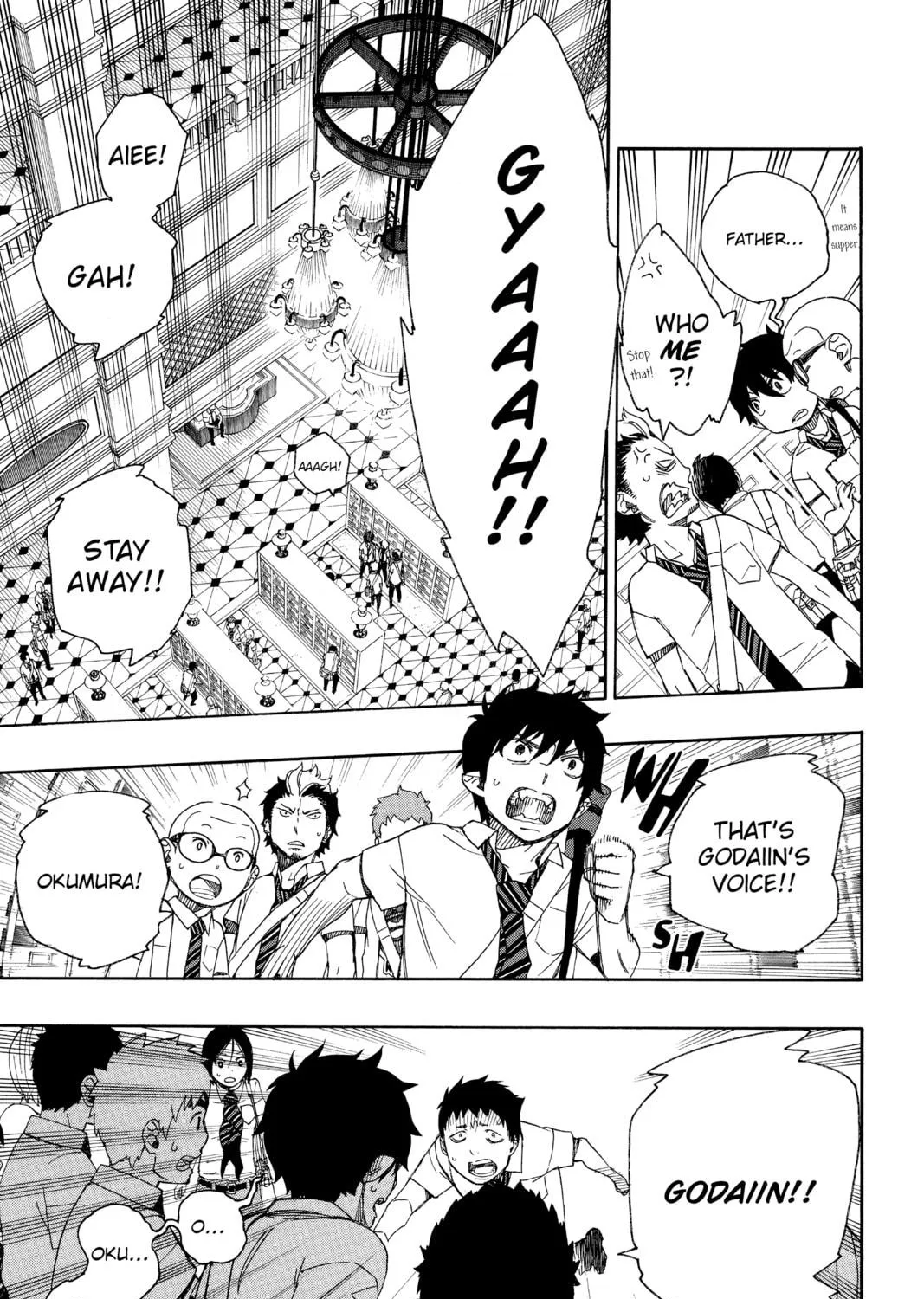 Read Blue Exorcist chapter 39 image 4 on Lezhin