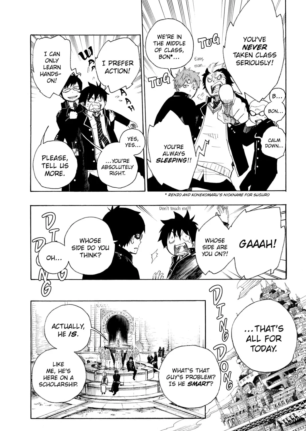 Read Blue Exorcist chapter 4 image 14 on Lezhin