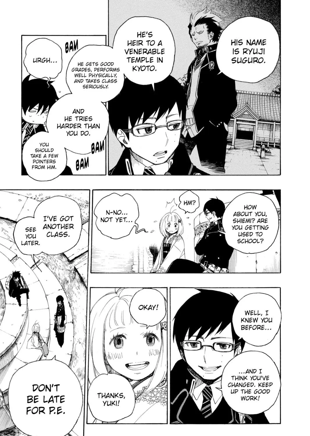 Read Blue Exorcist chapter 4 image 16 on Lezhin