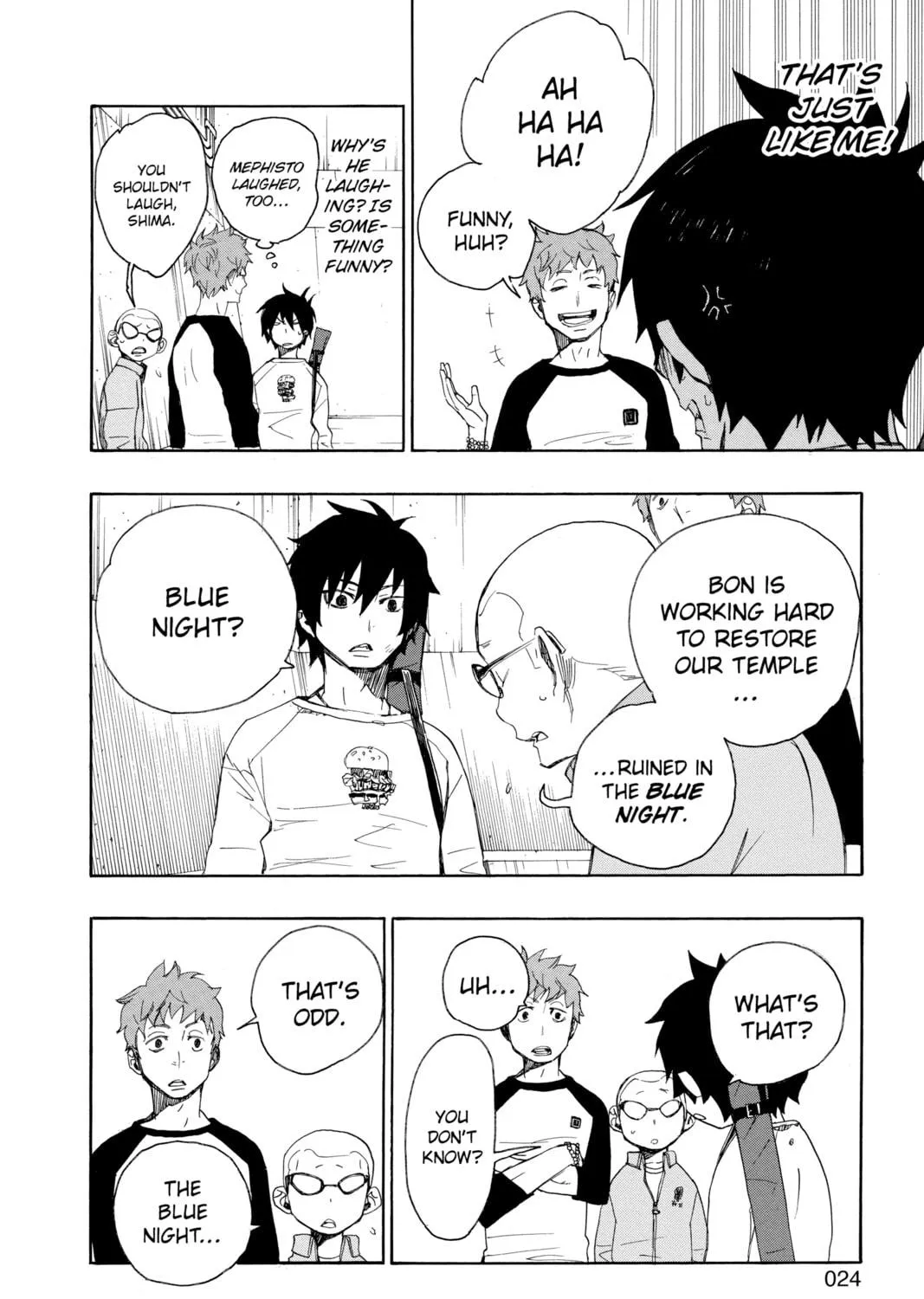 Read Blue Exorcist chapter 4 image 38 on Lezhin