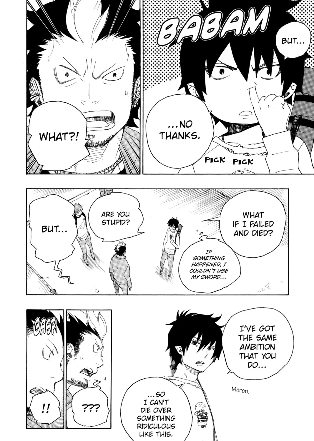 Read Blue Exorcist chapter 4 image 54 on Lezhin